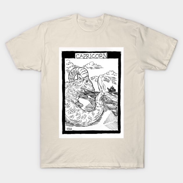 "Capricorn" T-Shirt by Mauri Valentine